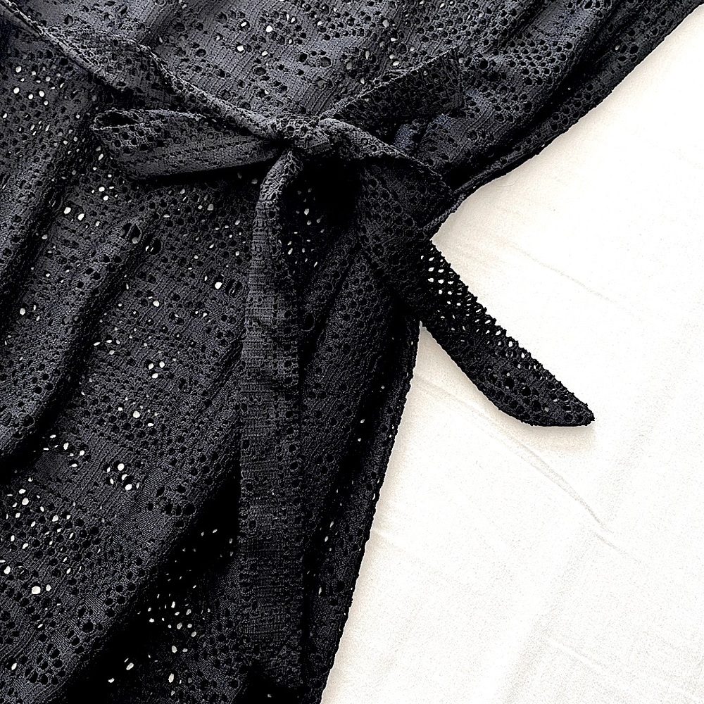 Merona Belted Crochet Swim Cover Up - Picture 4 of 5